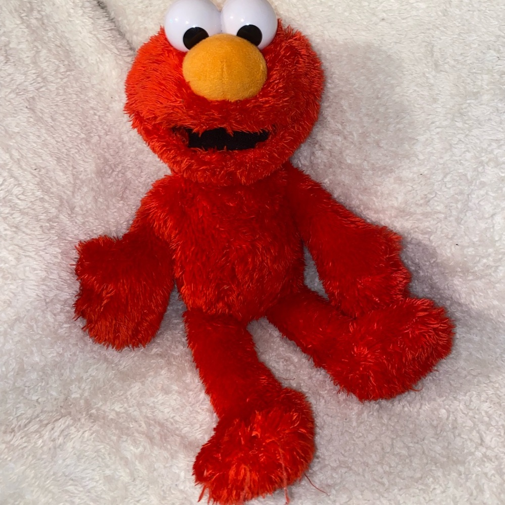 Elmo Hasbro Tickle Me Elmo Laughs Talks &!Giggles